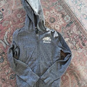 Roots Kids Grey Hoodie